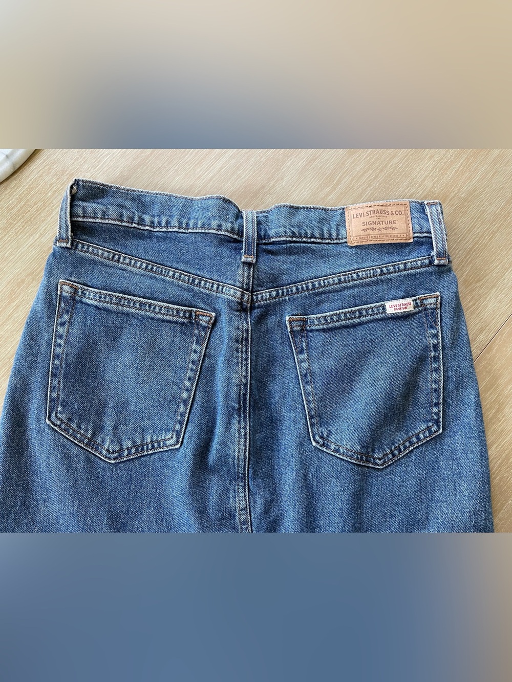 Levi Strauss Denim Maxi Skirt - Picture 3 of 10